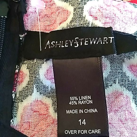 Ashley Stewart Sleeveless Midi Dress.Sz 14 - Picture 9 of 9